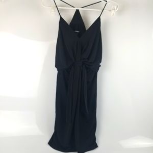Women's Express Black V Neck Dress Sz XS